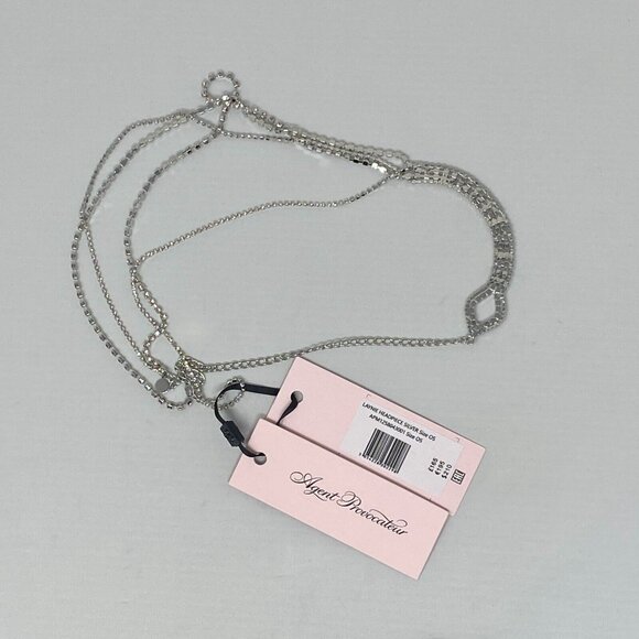 Agent Provocateur Laynie Silver Headpiece NWT $210 main image 4